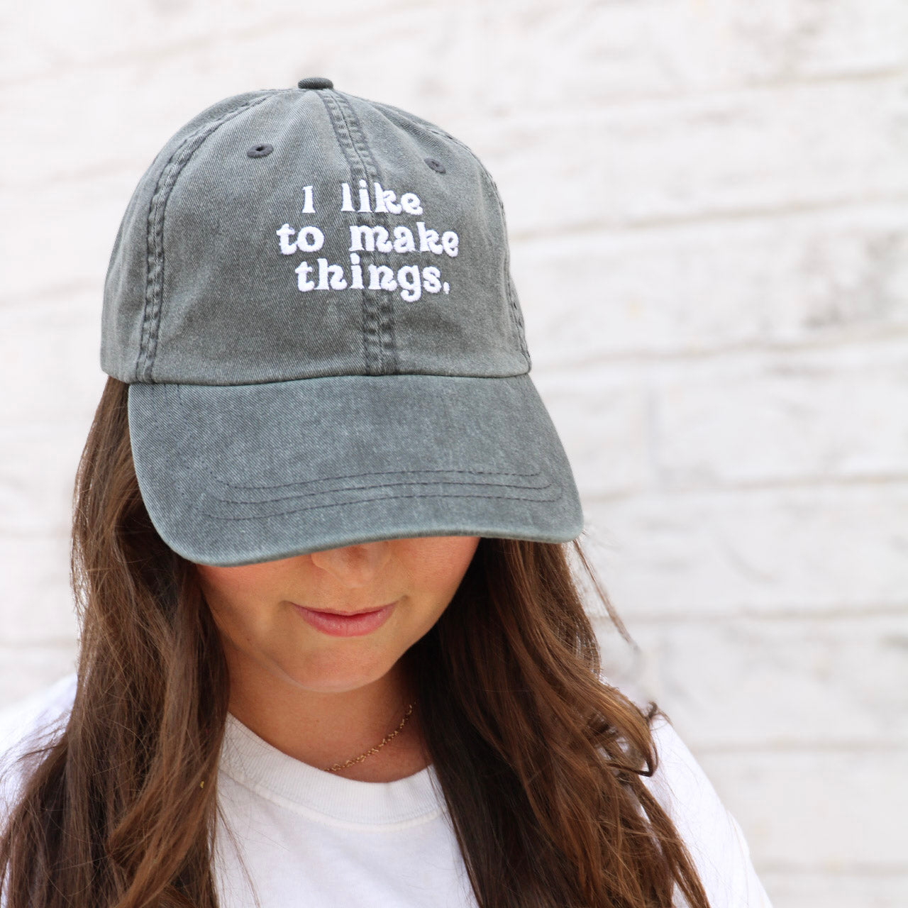I like to make things. Hat