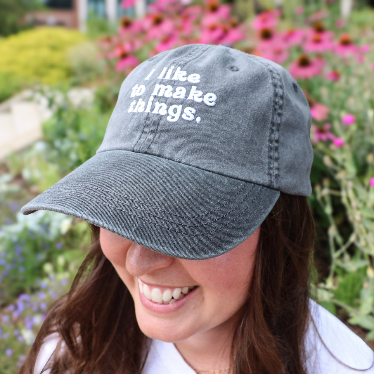 I like to make things. Hat