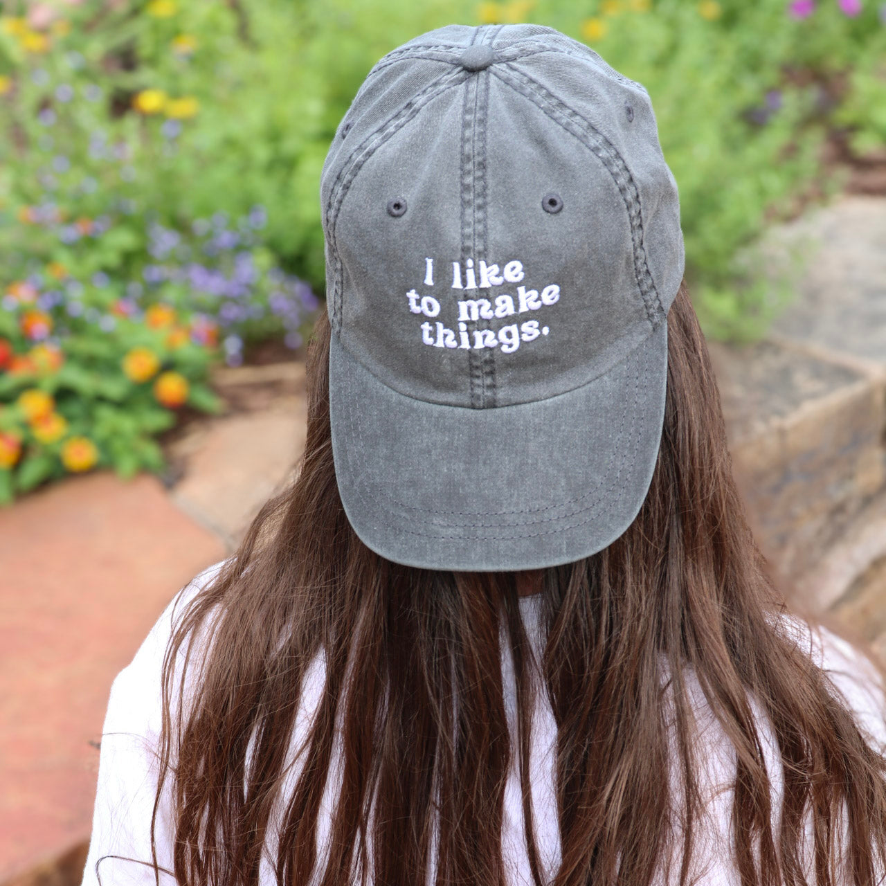 I like to make things. Hat