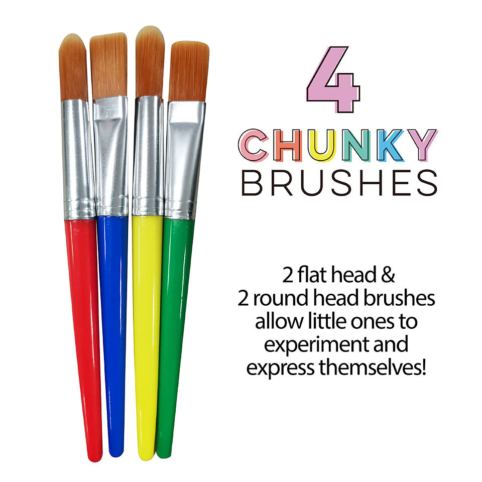 iHeartArt JR 4 Chunky Brushes