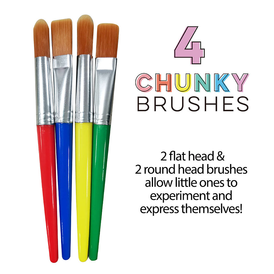 iHeartArt JR 4 Chunky Brushes - Supply Closet