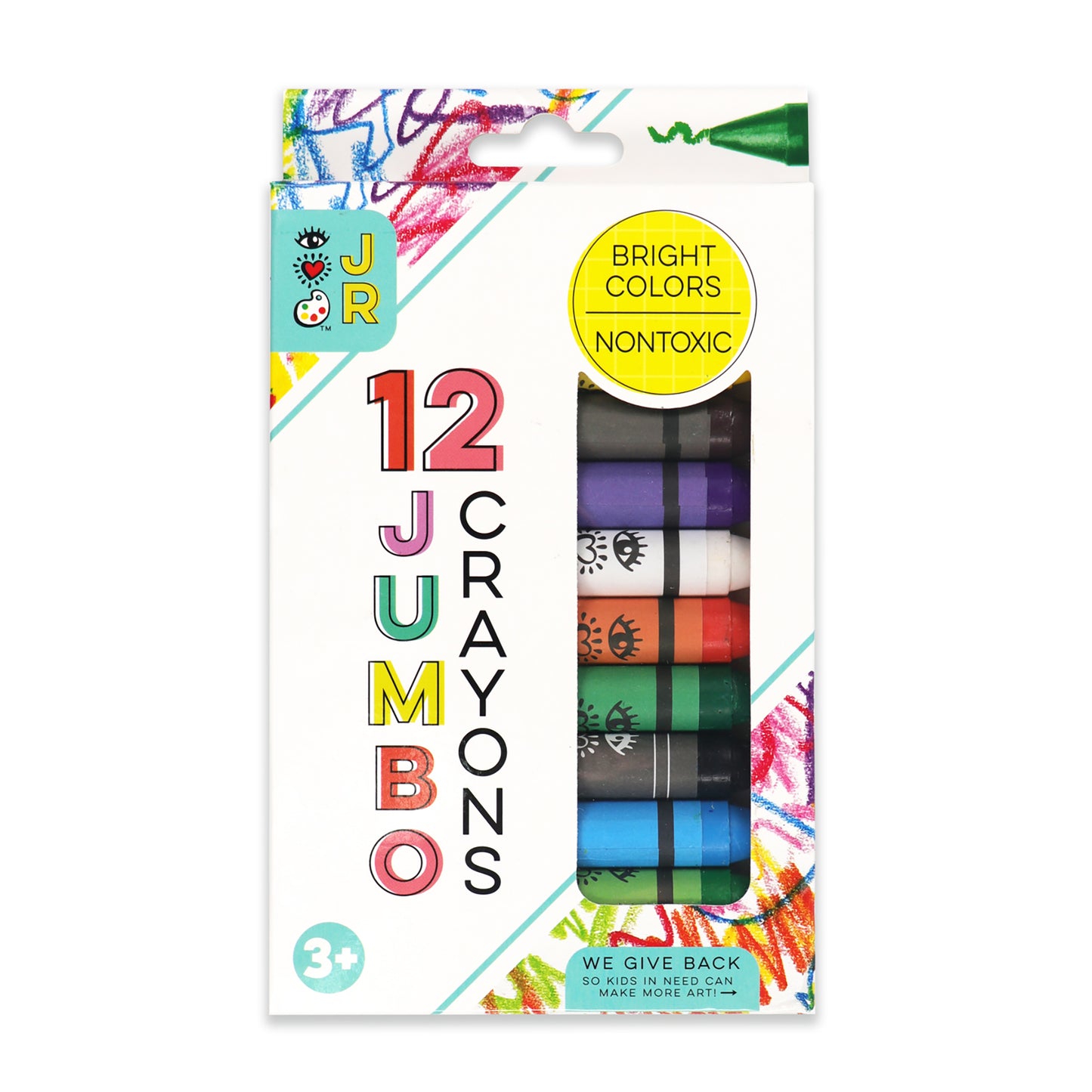 iHeartArt JR 12 Jumbo Crayons