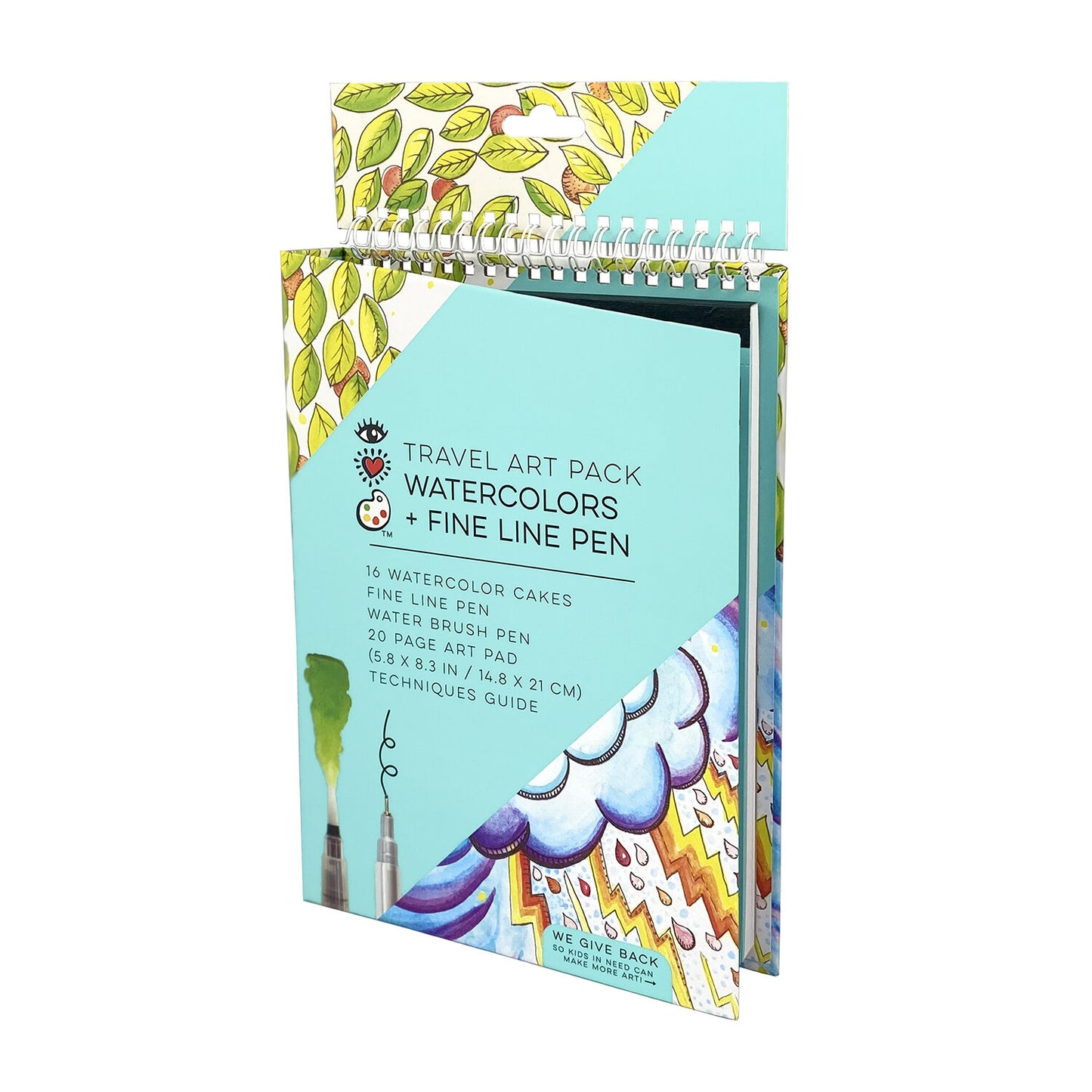 iHeart Art Travel Art Pack Watercolors & Pen