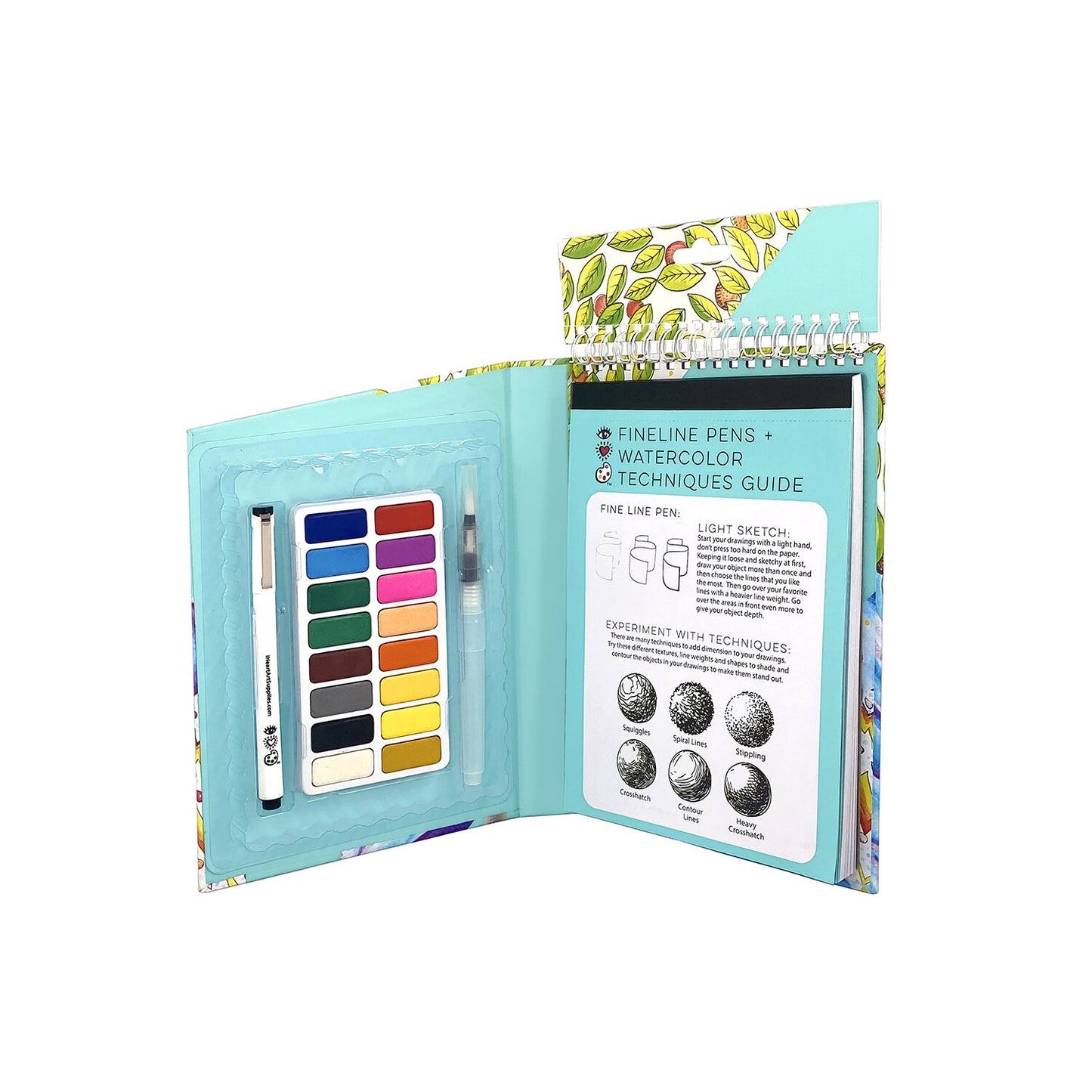 iHeart Art Travel Art Pack Watercolors & Pen