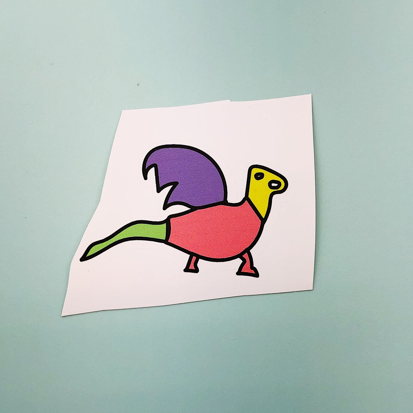 Rainbow Dragon Mural Sticker