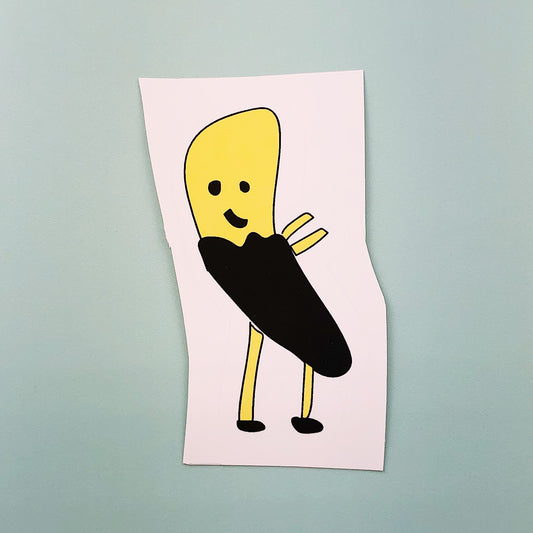 Dabbing Banana Mural Sticker
