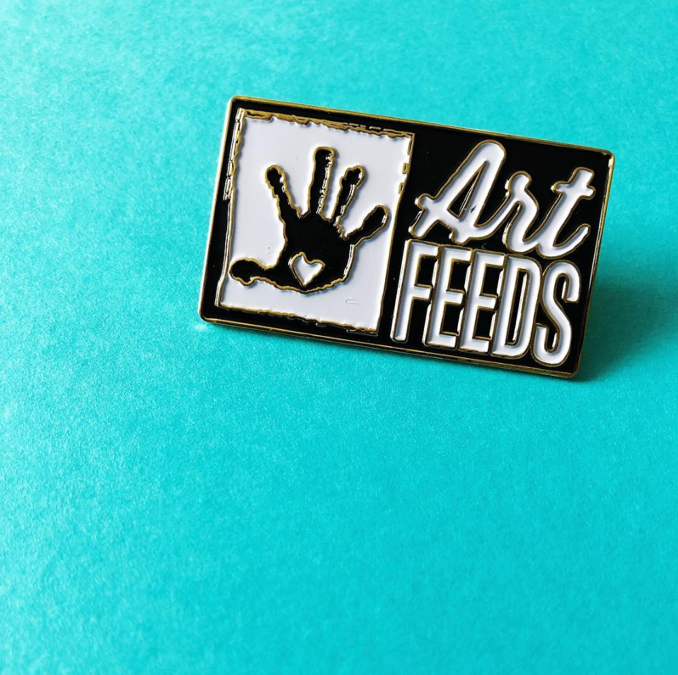Art Feeds Lapel Pin