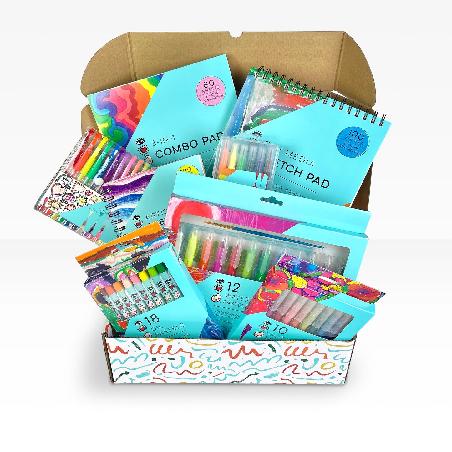 iHeartArt I Heart Drawing Art Supply Bundle