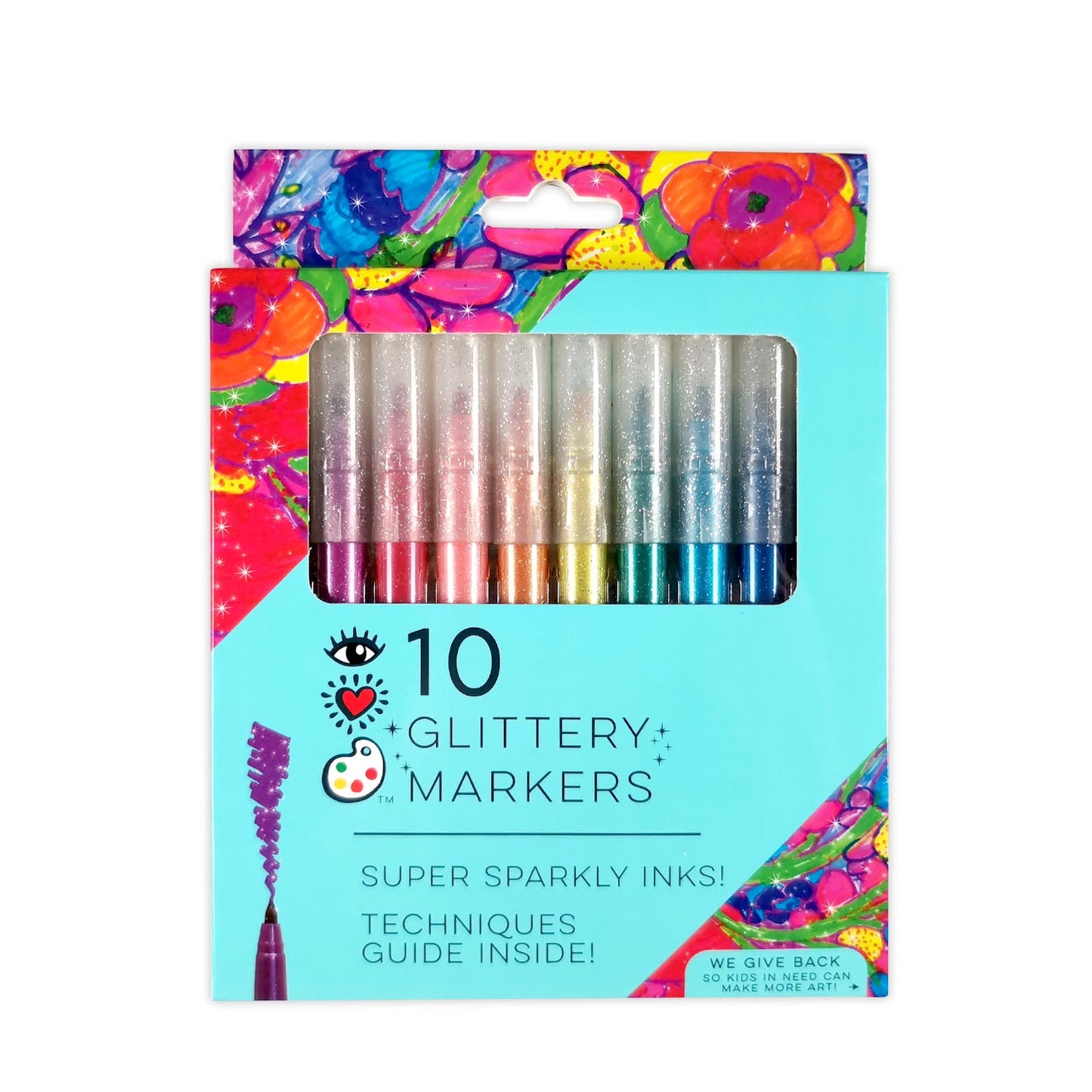 iHeart Art 10 Glitter Markers