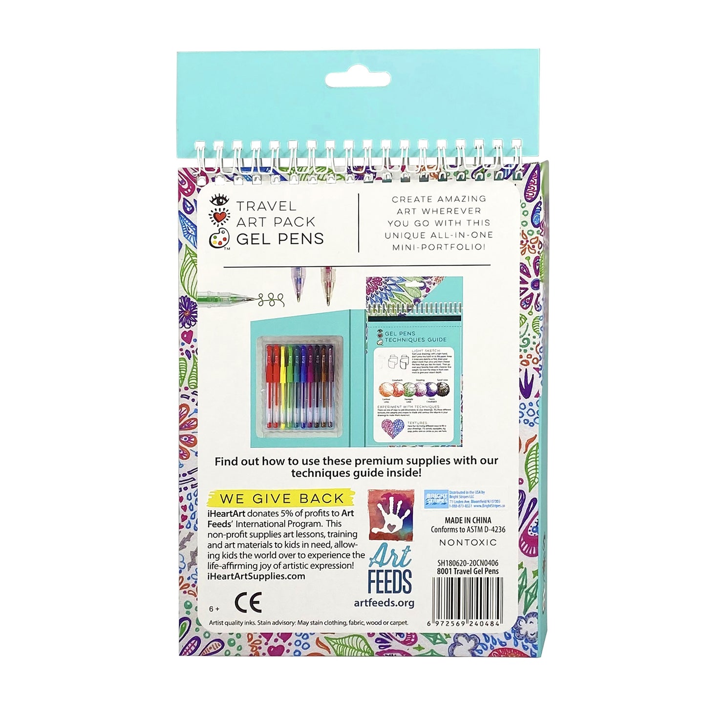 iHeart Art Travel Art Pack Gel Pens