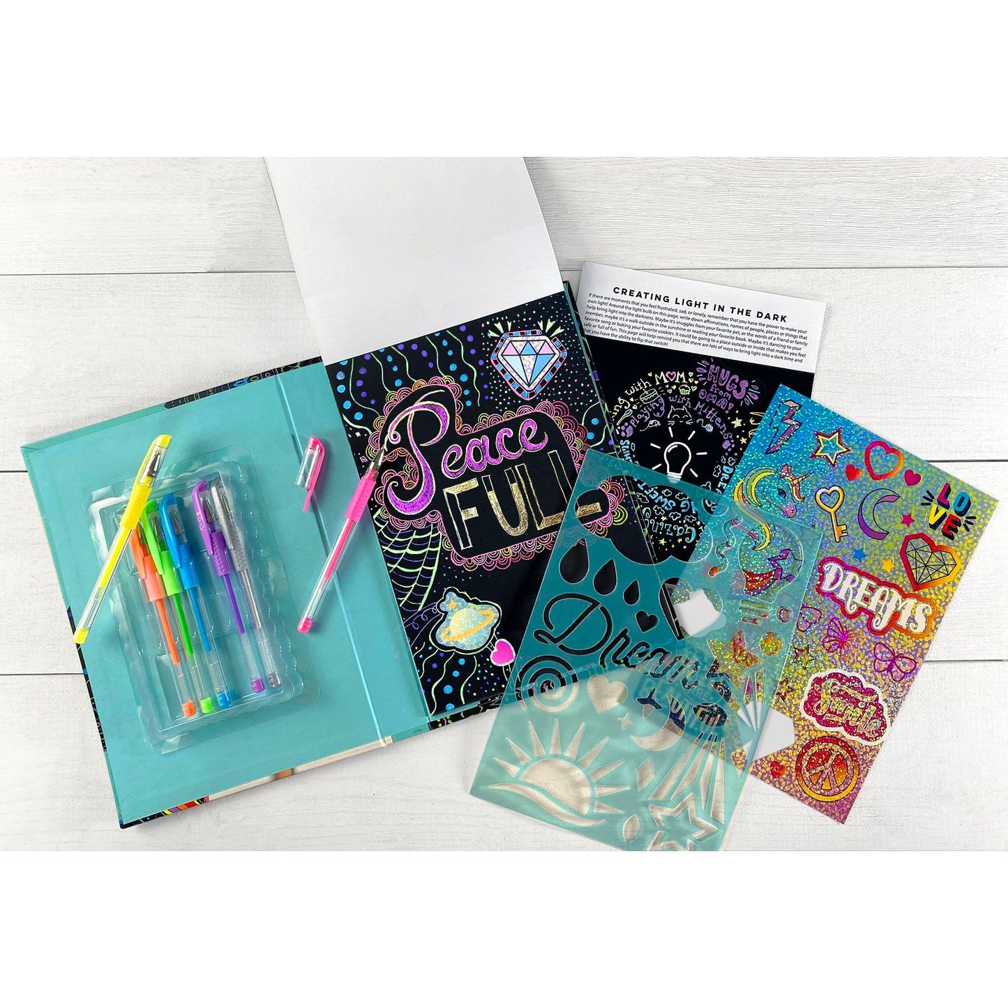 iHeartArt Sparkling Aspirations Art Journal - Supply Closet