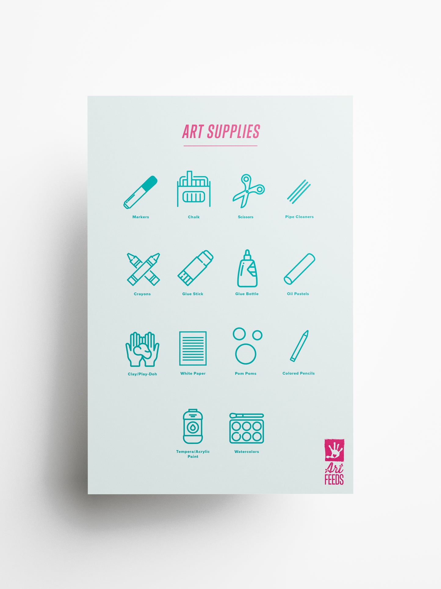 Art Supplies Poster