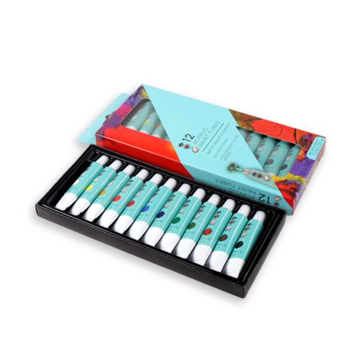 iHeartArt 12 Acrylic Paint Tubes - Supply Closet