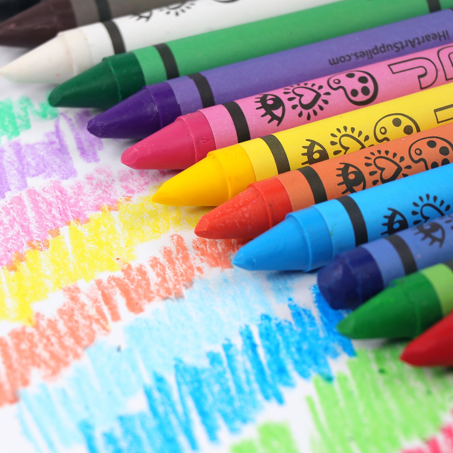 iHeartArt JR 12 Jumbo Crayons – Art Feeds