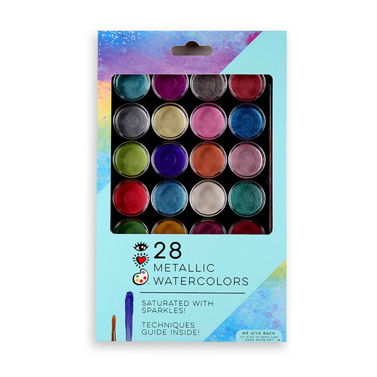 iHeart Art 28 Metallic Watercolors - Supply Closet