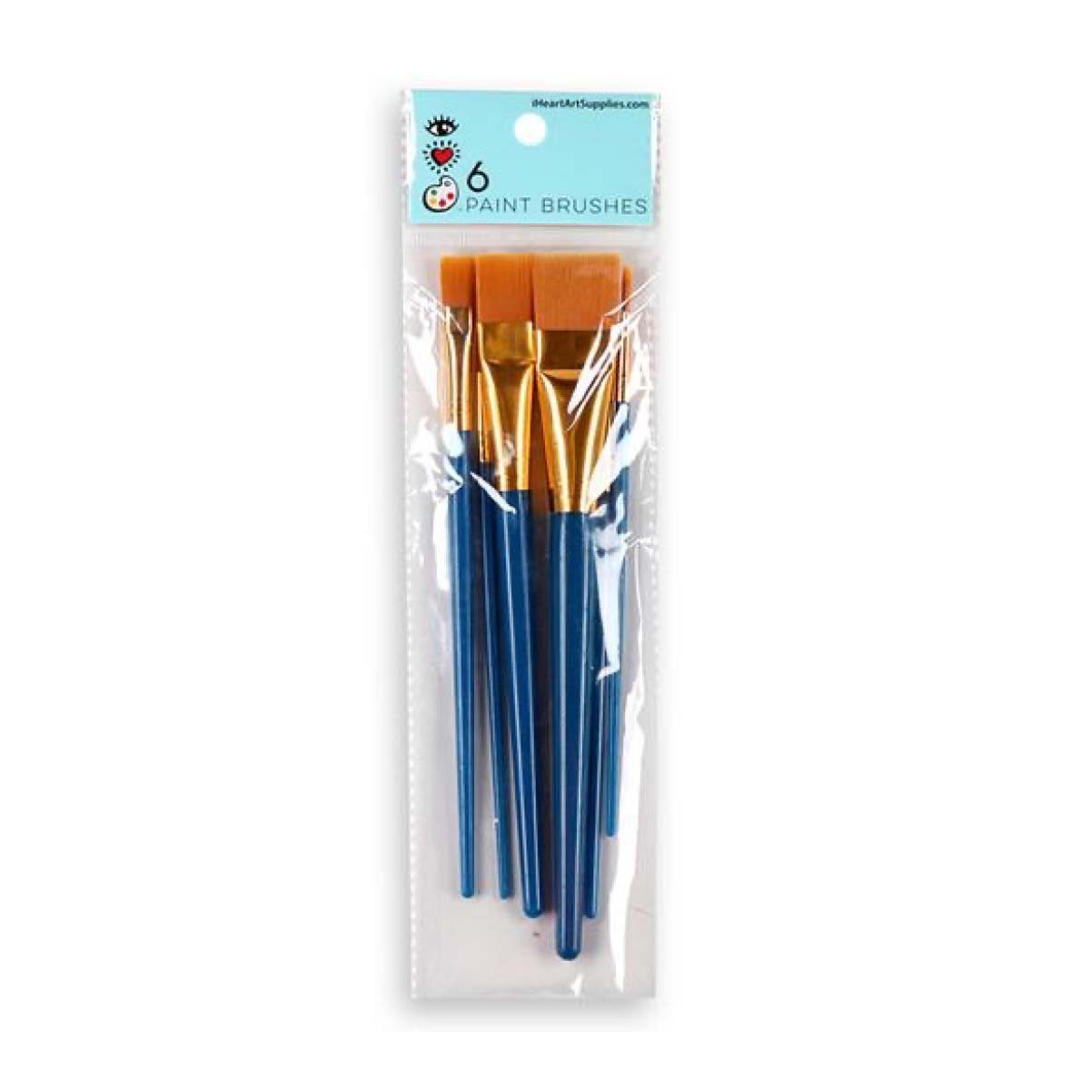 iHeartArt 6 Paintbrushes - Supply Closet