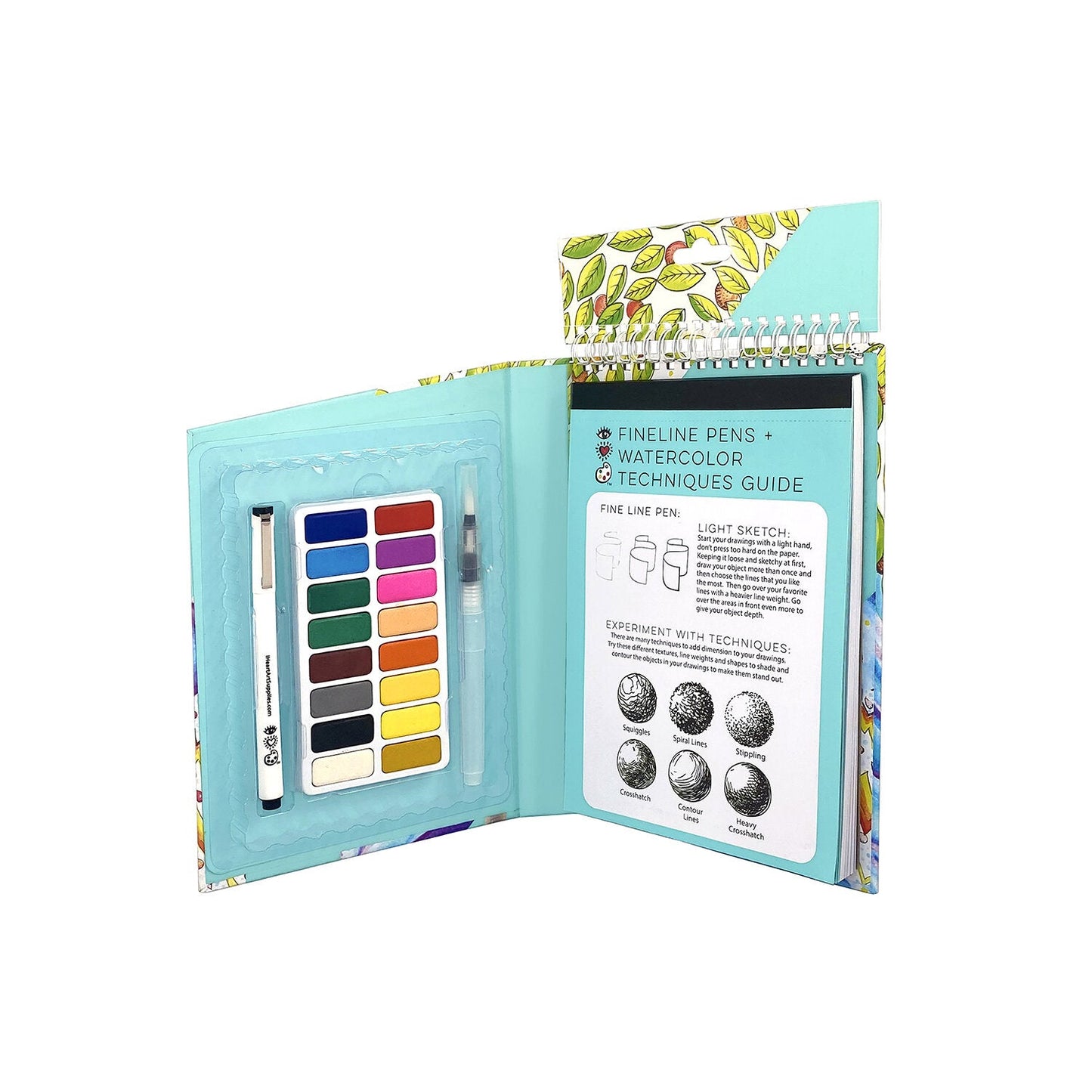 iHeart Art Travel Art Pack Watercolors & Pen - Supply Closet