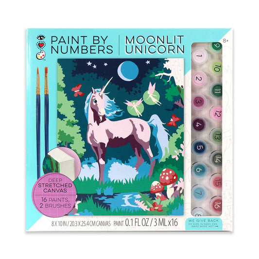 iHeartArt Paint by Numbers Moonlit Unicorn - Supply Closet