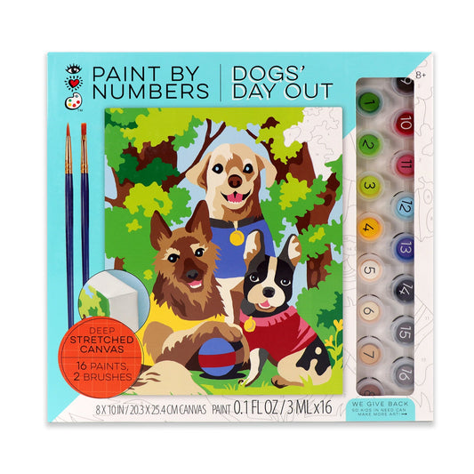 iHeartArt Paint by Numbers Dogs' Day Out - Supply Closet