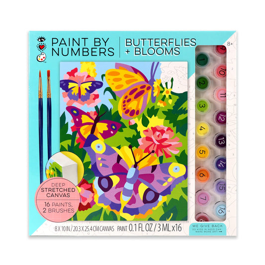 iHeartArt Paint by Numbers Butterflies + Blooms - Supply Closet