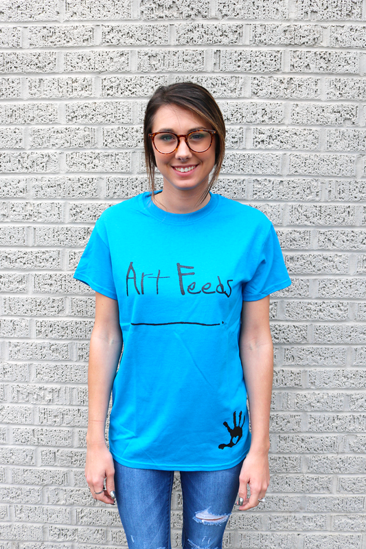 Art Feeds Original Blue Tee