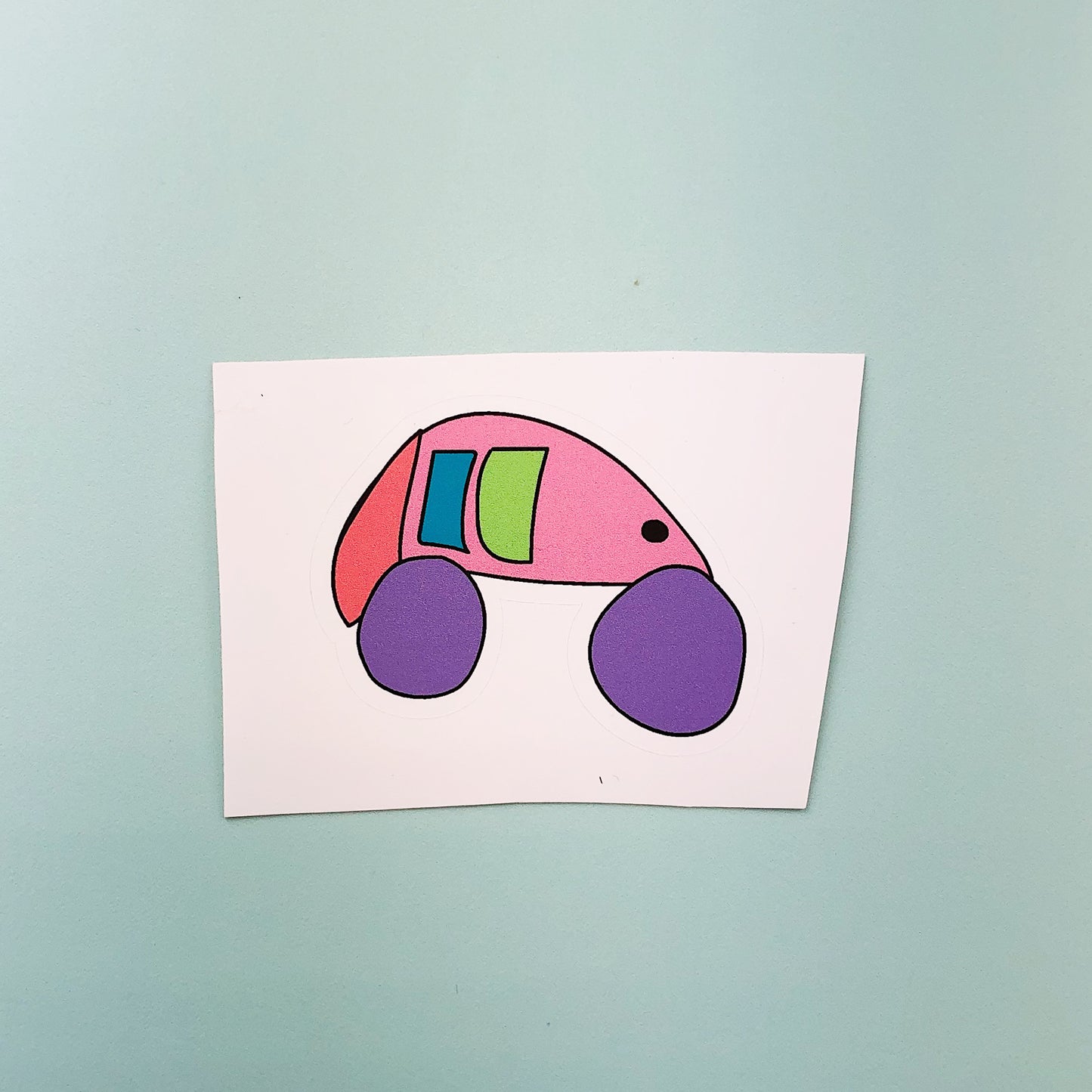 Rainbow Car Mural Sticker