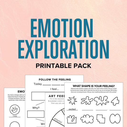 Emotion Exploration Printable Bundle