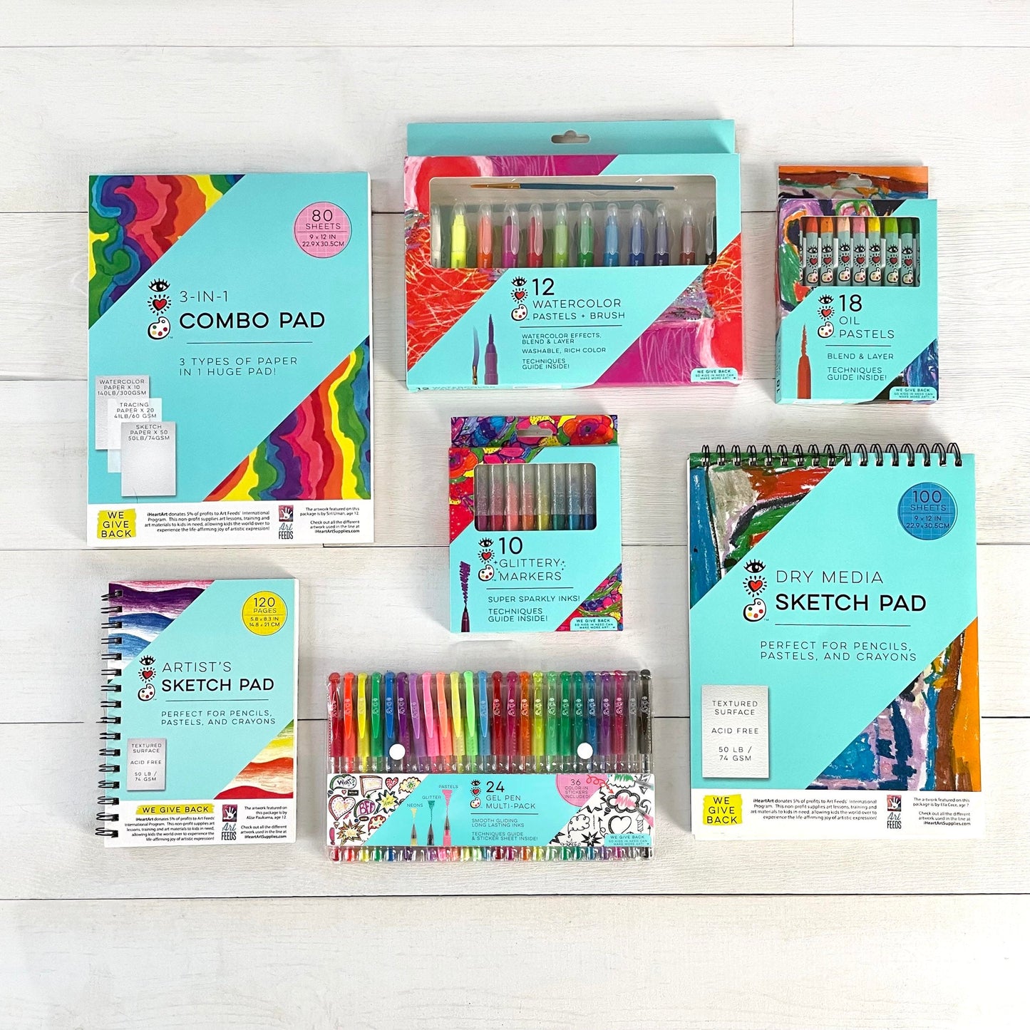 iHeartArt I Heart Drawing Art Supply Bundle - Supply Closet