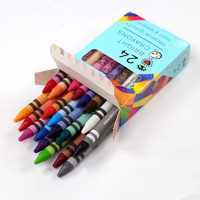 Iheartart 24 Bright Crayons - Imagine That Toys