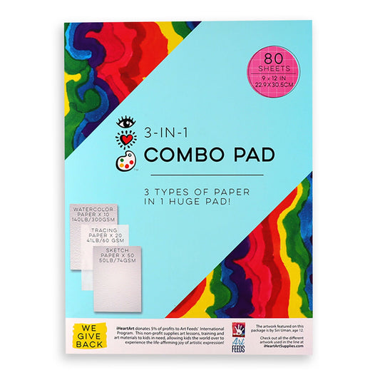 iHeart Art 3-In-1 Combo Pad - Supply Closet