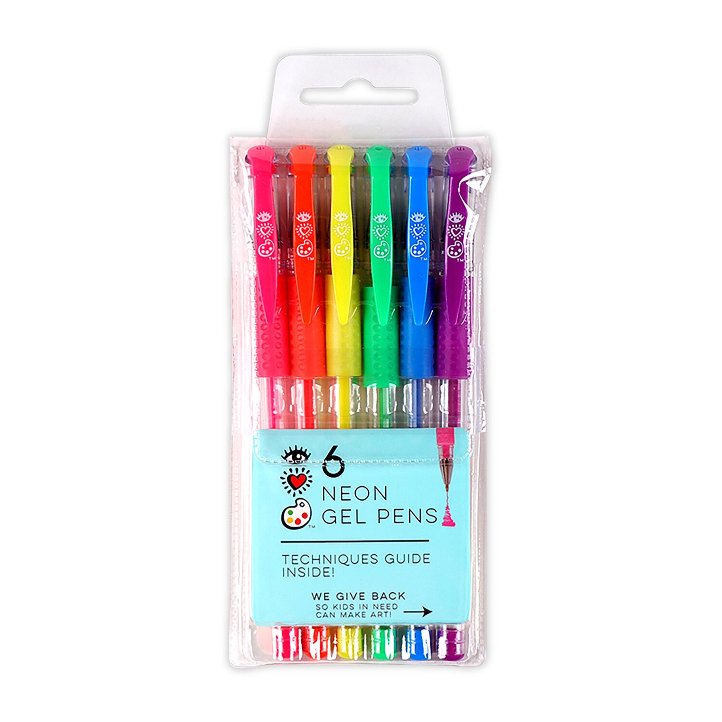 iHeart Art 6 Neon Gel Pens – Art Feeds