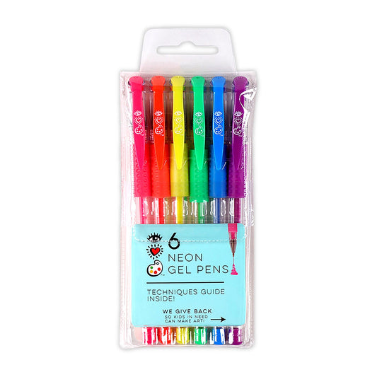 iHeart Art 6 Neon Gel Pens - Supply Closet