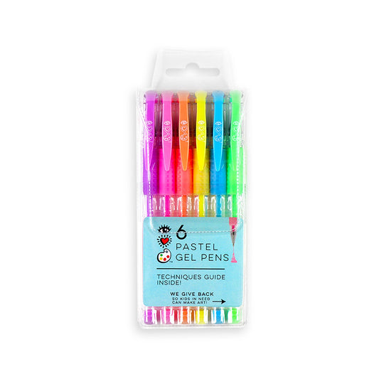 iHeart Art 6 Pastel Gel Pens - Supply Closet