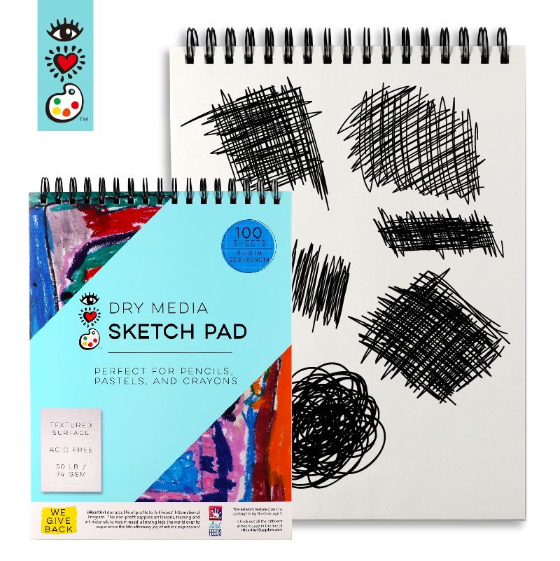 iHeart Art Dry Media Sketch Pad - Supply Closet