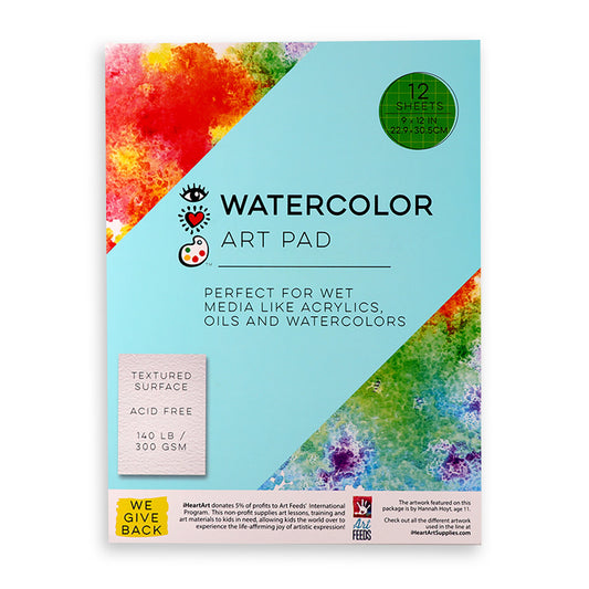 iHeart Art Watercolor Art Pad
